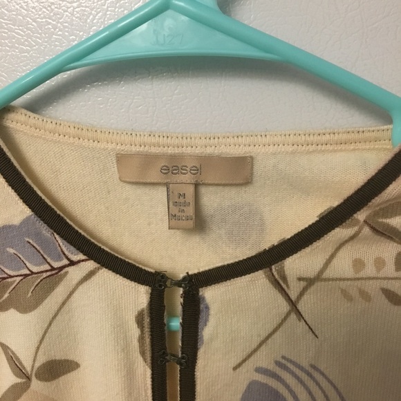 Easel cardigan M with sweater top S - Picture 6 of 8